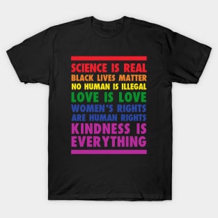 SCIENCE IS REAL BLACK LIVES MATTER T-Shirt